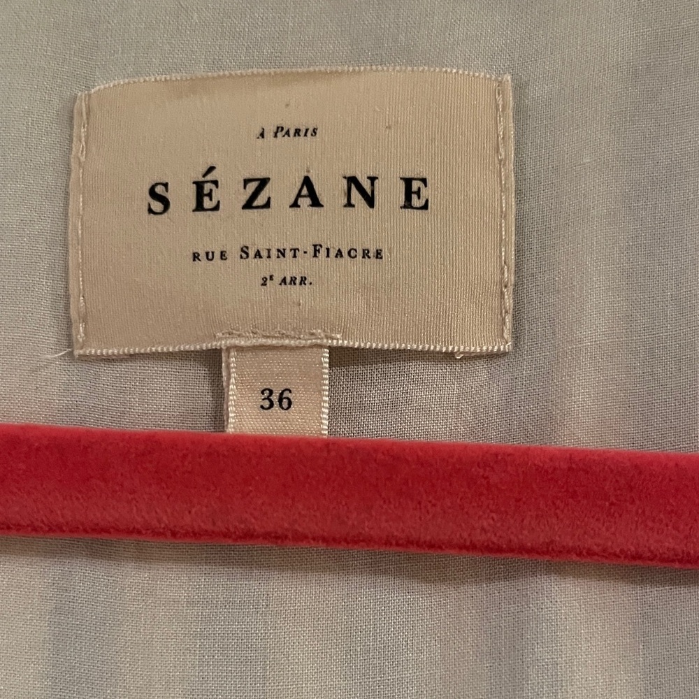 Sezane Blue and White Striped Maxi Dress - Picture 2 of 5